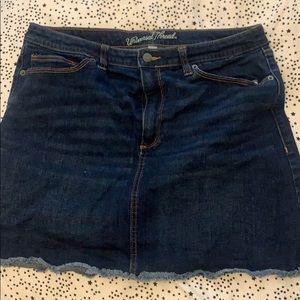 Universal threads denim skirt